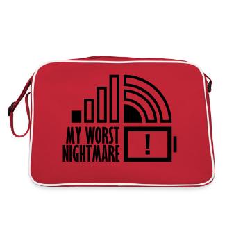 Knapp mon pire cauchemar - Sac Retro - rouge/blanc - Dos