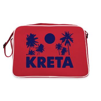 Crete - Retro Bag - red/white - Back