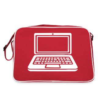 ordinateur portable - Sac Retro - rouge/blanc - Dos