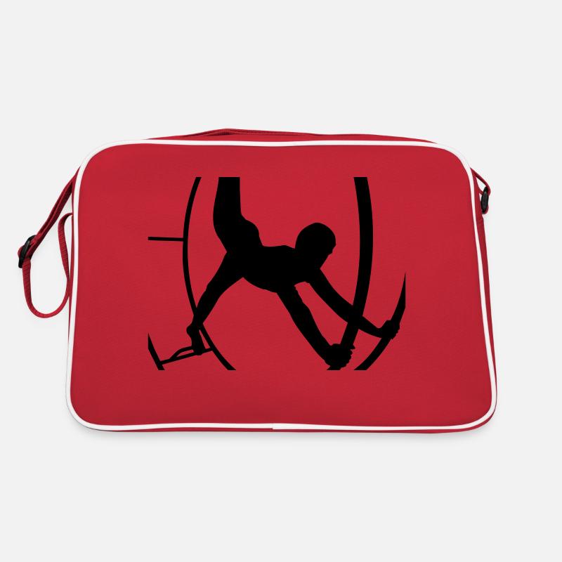 Rhönrad - Retro Tasche - Rot/Weiß