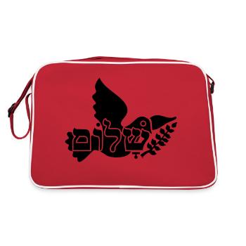 Shalom 'n Taube / shalom 'n dove (1c) - Retro Bag - red/white - Back