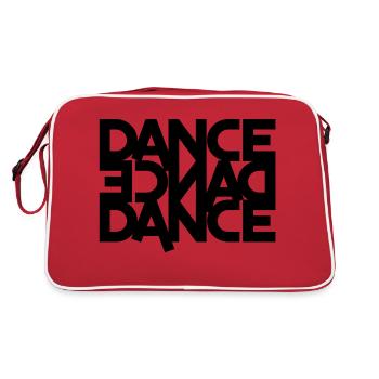 dance dance dance (backwards) - Retro Bag - red/white - Back