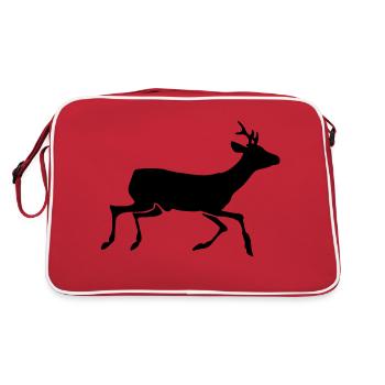 Chevreuil - Sac Retro - rouge/blanc - Dos