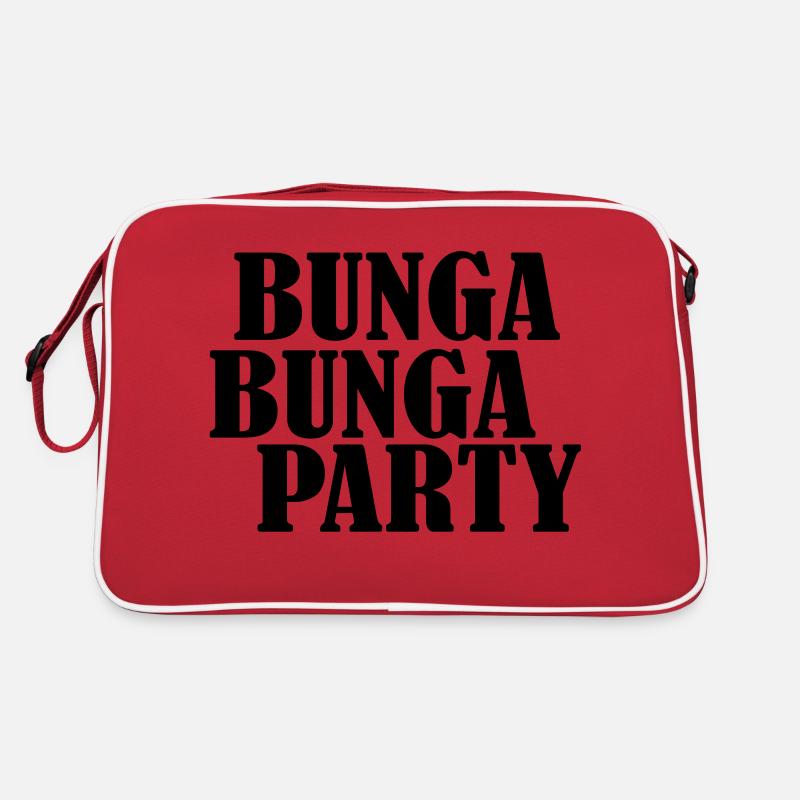 bunga bunga bachelor party Retro Bag