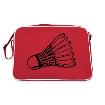Shuttlecock - Retro Bag - red/white - Back
