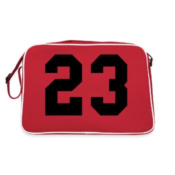 23 - Retro Bag - red/white - Back