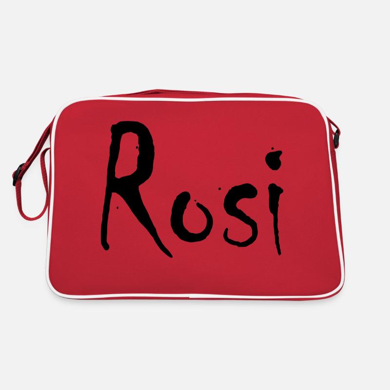 rosi - Retro Tasche - Rot/Weiß