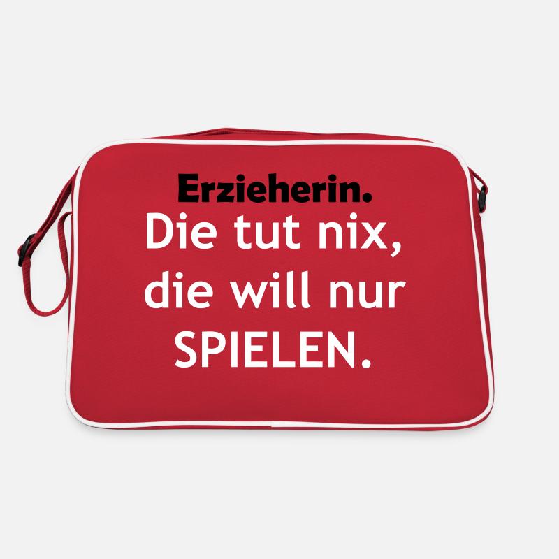 Erzieherin - Die tut nix Retro Tasche