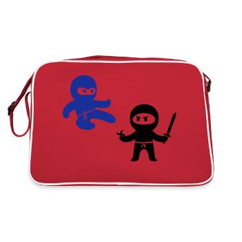 Ninjas - Sac Retro - rouge/blanc - Dos
