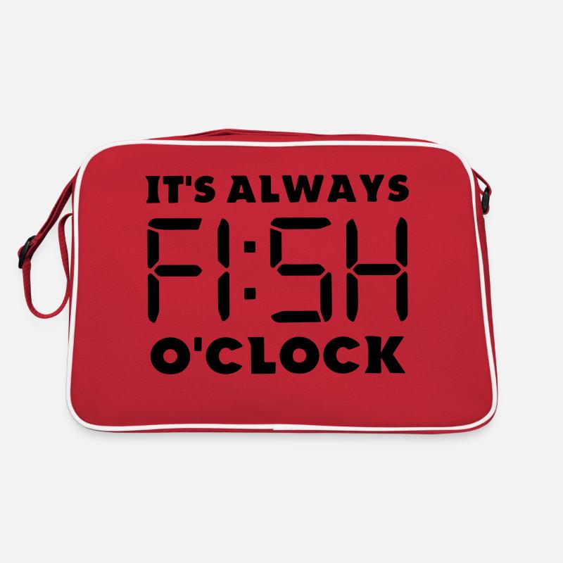 c'est toujours l'heure du poisson Sac Retro