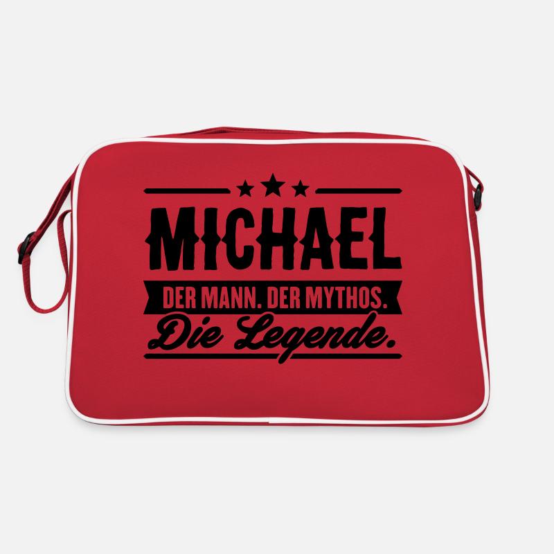 Mann Mythos Legende Michael Retro Tasche