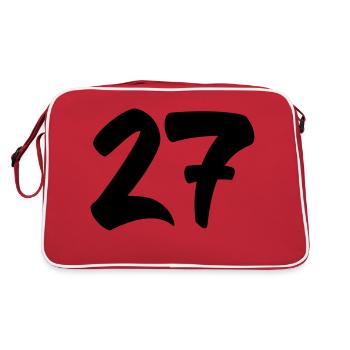 27 - Retro Bag - red/white - Back