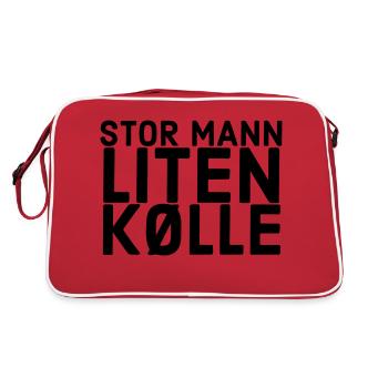 big man small club - Retro Bag - red/white - Back