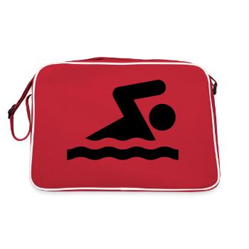 uinti - Sac Retro - rouge/blanc - Dos