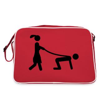 mariage - Sac Retro - rouge/blanc - Dos