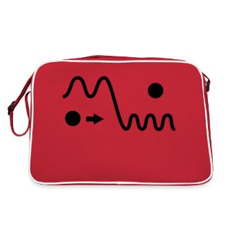 effet Doppler [monochrome] - Sac Retro - rouge/blanc - Dos
