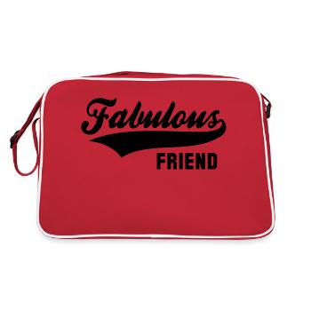 AMI fabuleux - Sac Retro - rouge/blanc - Dos