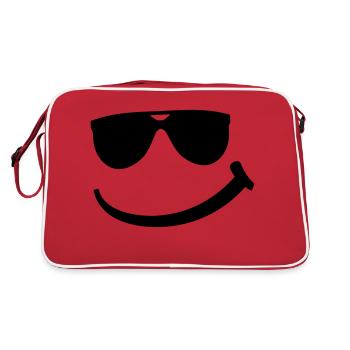 cool_smily_f1 - Sac Retro - rouge/blanc - Dos