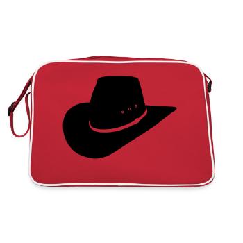 chapeau cowboy - Sac Retro - rouge/blanc - Dos