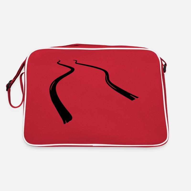 gummiabrieb_skidmarks Retro Tasche