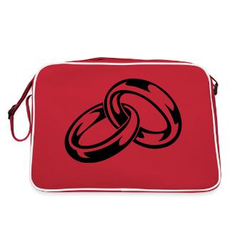 eheringe_01 - Sac Retro - rouge/blanc - Dos