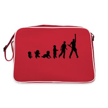 evolution homme passion metier rockeur - Sac Retro - rouge/blanc - Dos