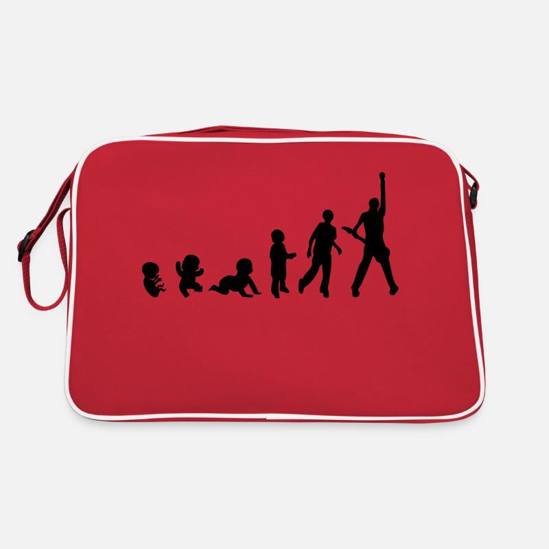 evolution man passion metier rocker Retro Tasche