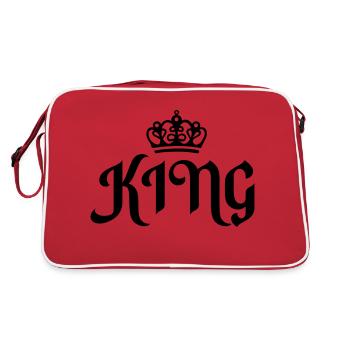 Roi - Sac Retro - rouge/blanc - Dos
