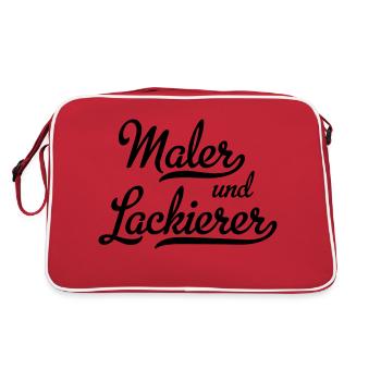 Peintres et vernisseurs - Sac Retro - rouge/blanc - Dos