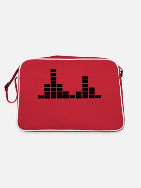 sound - Sac Retro - rouge/blanc - Dos