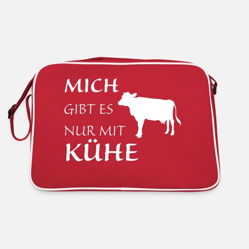 Kühe Retro Tasche
