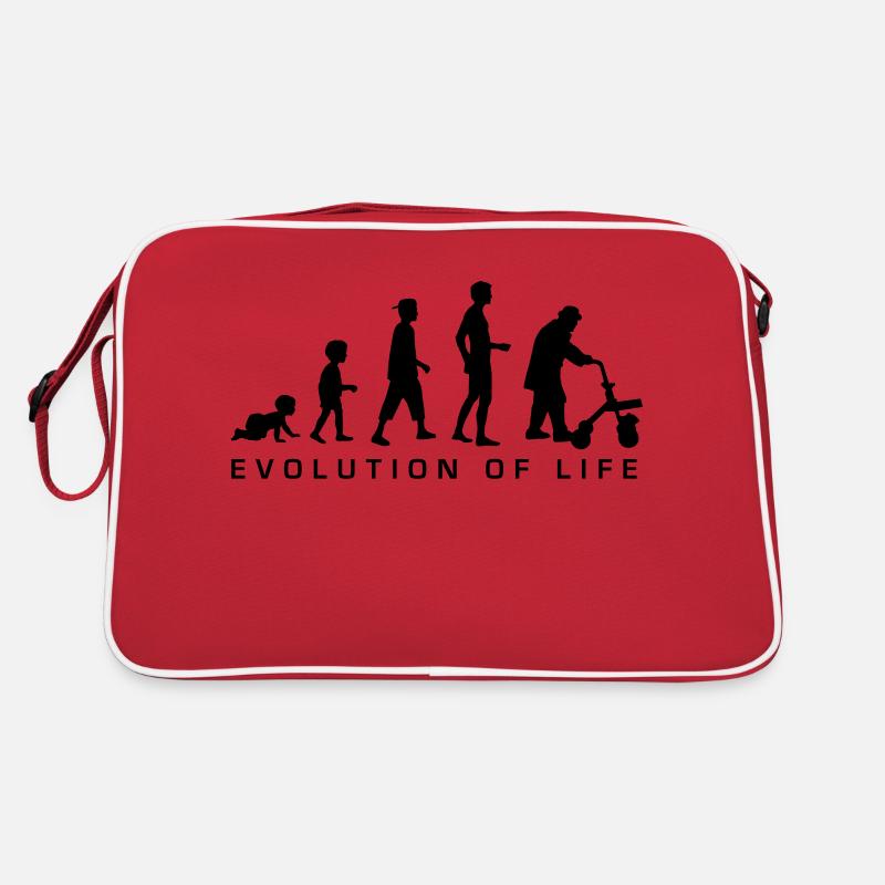 evolution_life_man_b Retro Tasche