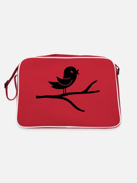 vogel_f1 - Retro Bag - red/white - Back