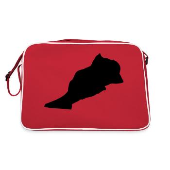 morocco country - Retro Tasche - Rot/Weiß - Hinten
