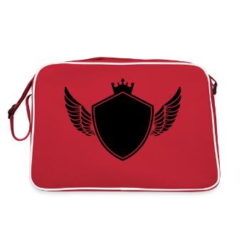 coat of arms - Retro Bag - red/white - Back