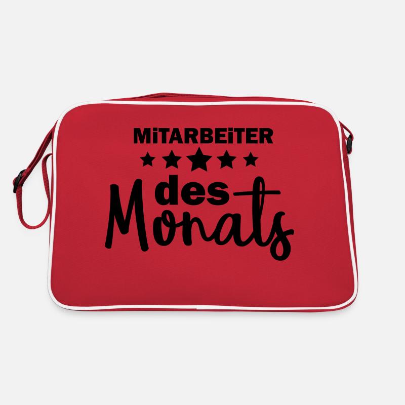 Mitarbeiter des Monats Retro Tasche