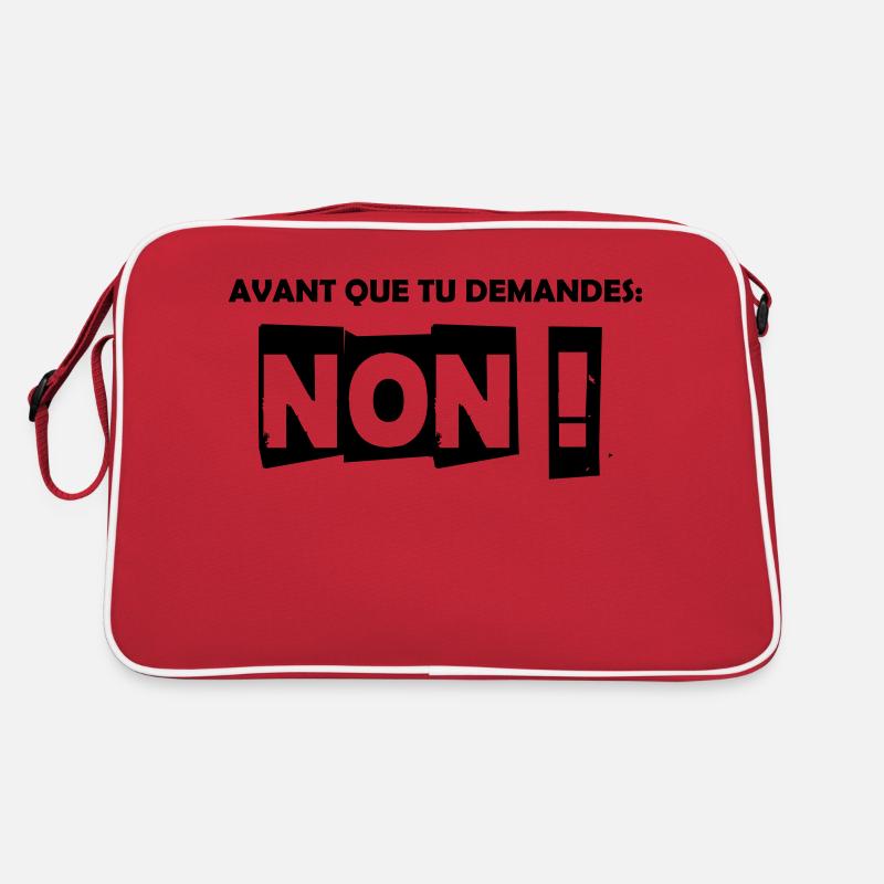 Avant que tu demandes : Non ! Sac Retro