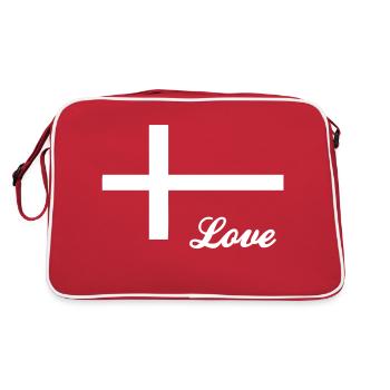 Amour Danemark Danmark Danemark - Sac Retro - rouge/blanc - Dos