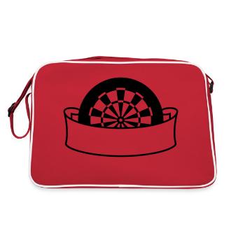 Darts Board Banner - Sac Retro - rouge/blanc - Dos