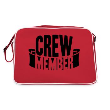 Cool Crew Member Banner Logo - Sac Retro - rouge/blanc - Dos