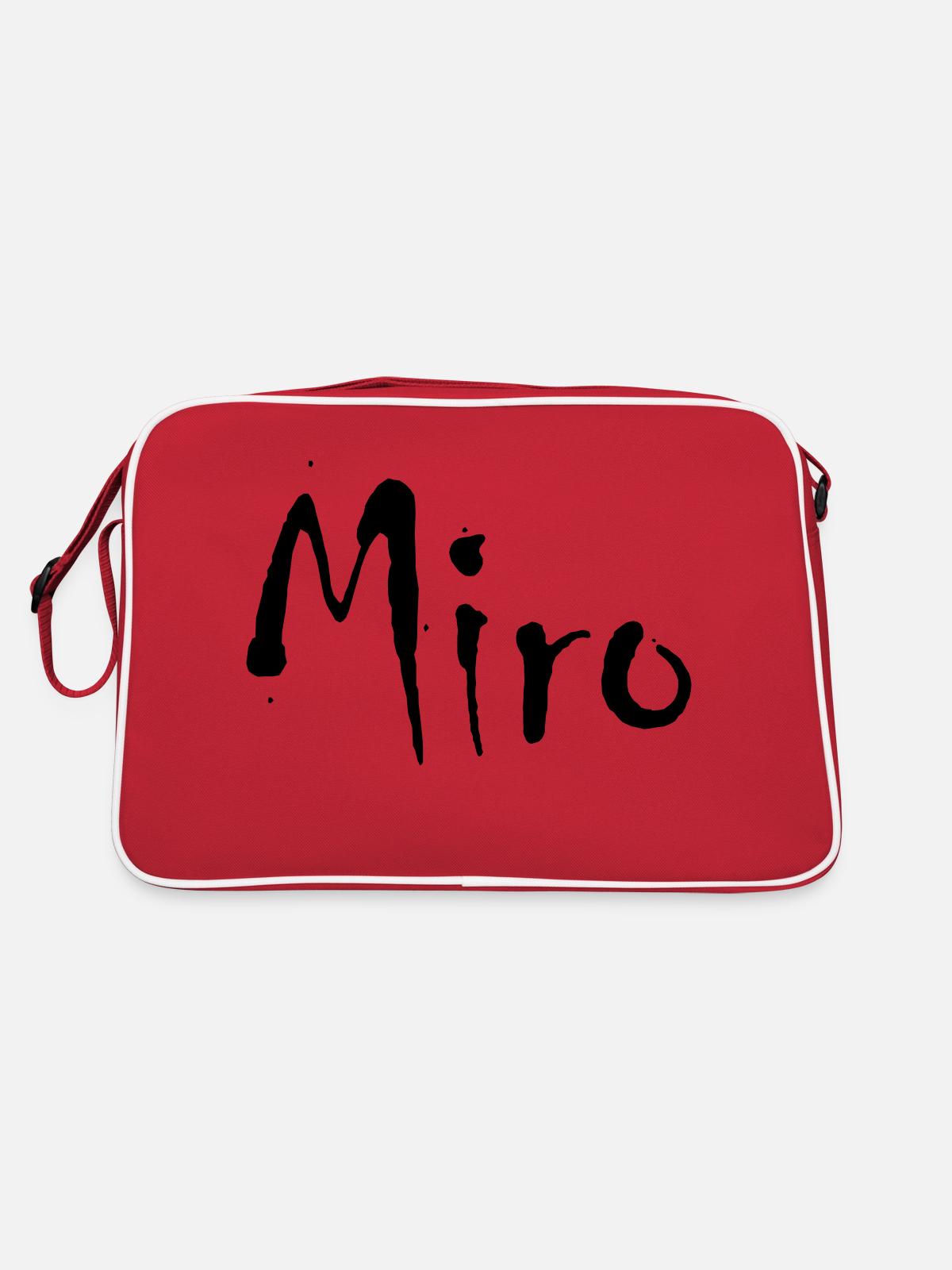 Miro - Sac Retro - rouge/blanc - Dos