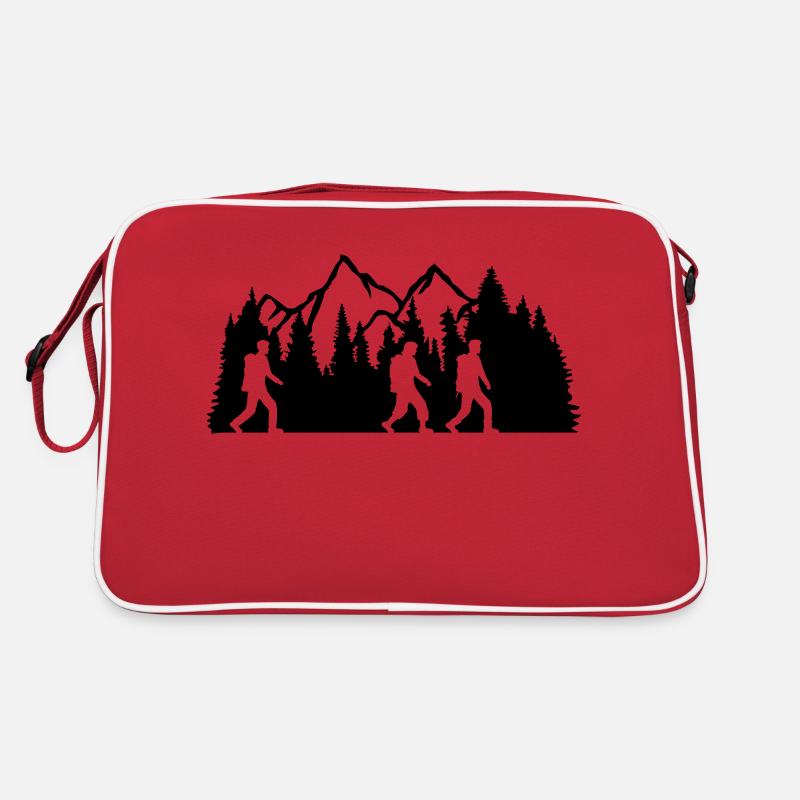 Team 3 wandernde Retro Tasche