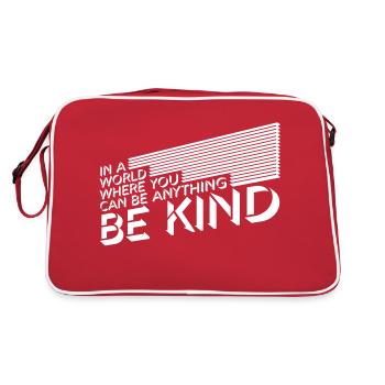 Vous pouvez être gentil - Sac Retro - rouge/blanc - Dos