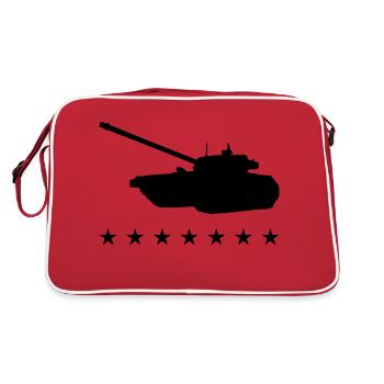 tank - Sac Retro - rouge/blanc - Dos