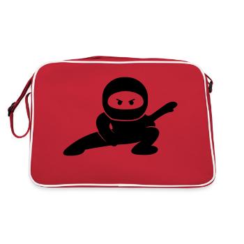 Ninja Comic - Retro Bag - red/white - Back