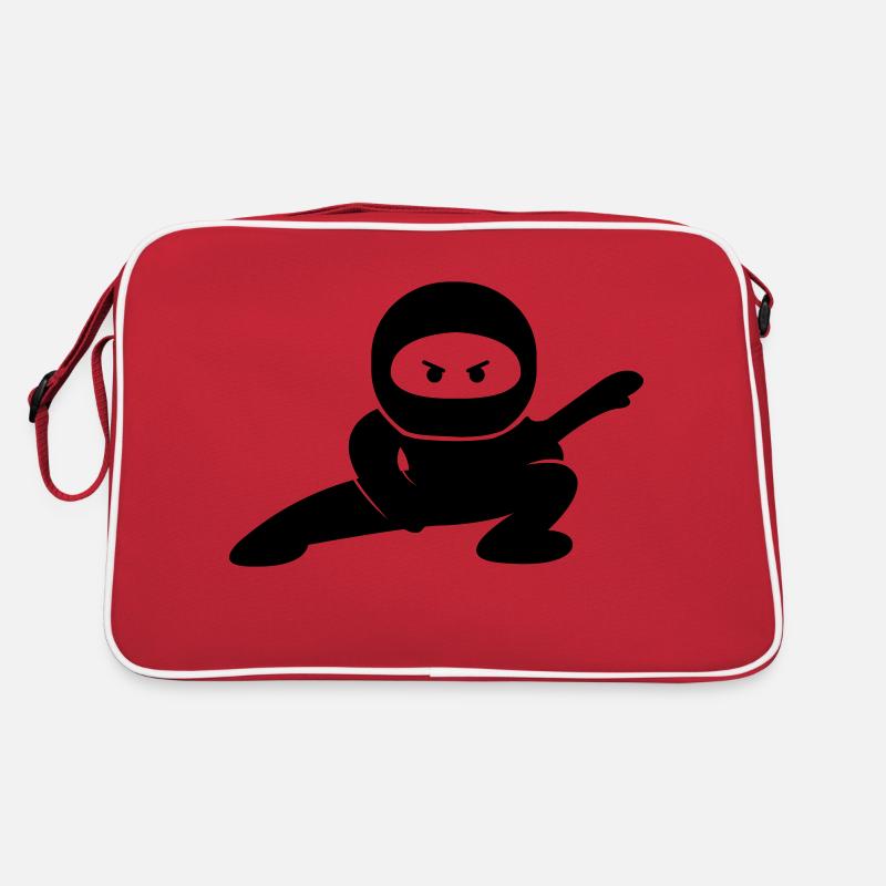 ninja comic Retro Tasche