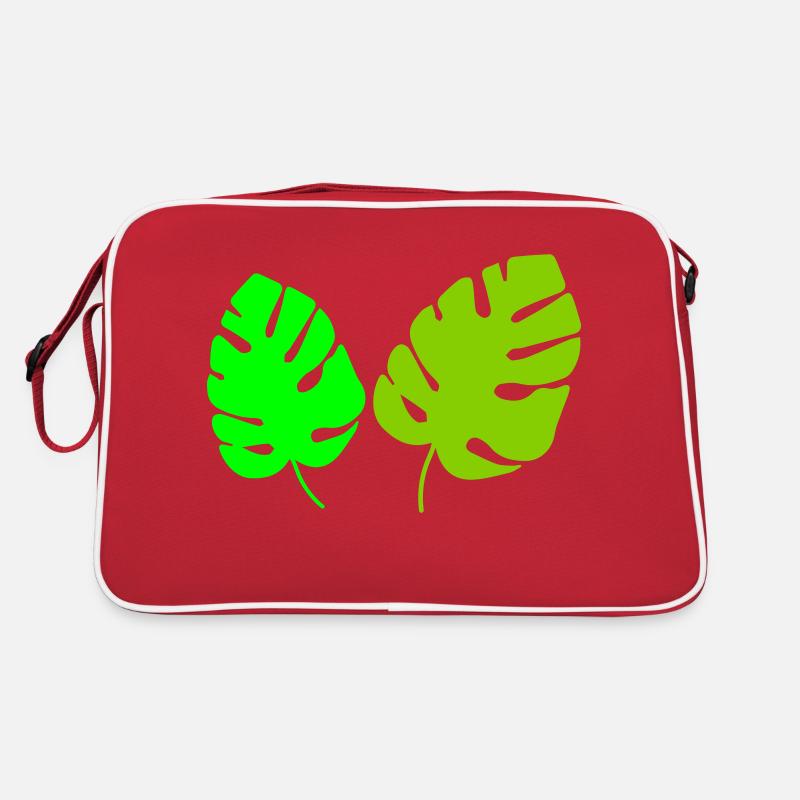 blätter Retro Tasche