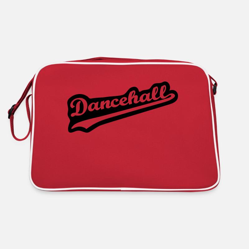 Dancehall - Retro Tasche - Rot/Weiß