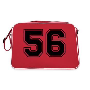 56 - Retro Bag - red/white - Back