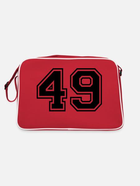 49 - Retro Bag - red/white - Back